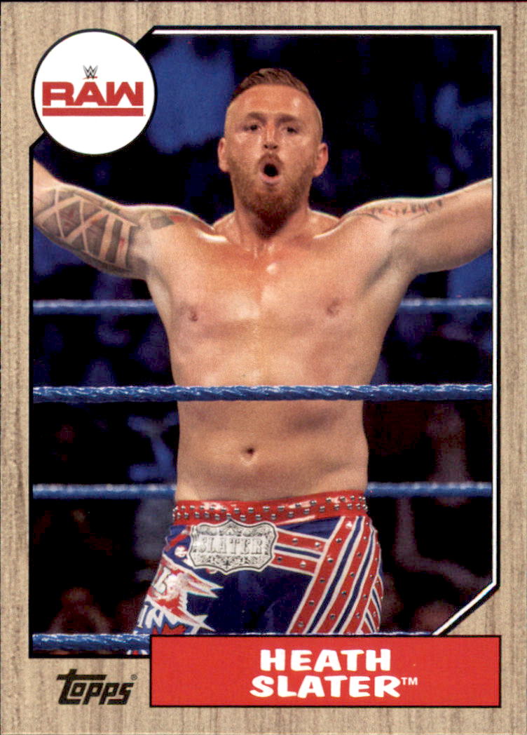 B0202- 2017 Topps Heritage WWE Wrestling Cards -You Pick- 15+ FREE US SHIP - Picture 80 of 281