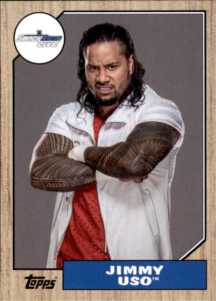 B0202- 2017 Topps Heritage WWE Wrestling Cards -You Pick- 15+ FREE US SHIP - Picture 86 of 281