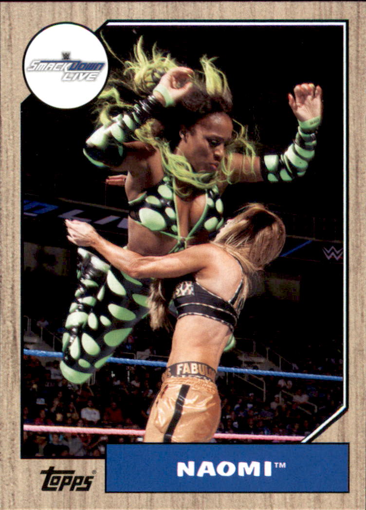 B0202- 2017 Topps Heritage WWE Wrestling Cards -You Pick- 15+ FREE US SHIP - Picture 100 of 281