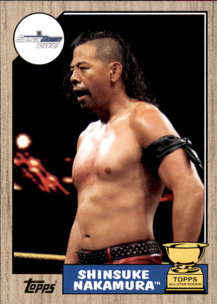 B0202- 2017 Topps Heritage WWE Wrestling Cards -You Pick- 15+ FREE US SHIP - Picture 108 of 281