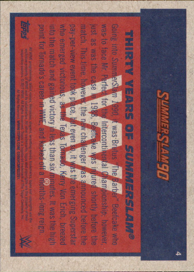 B0202- 2017 Topps Heritage WWE Wrestling Cards -You Pick- 15+ FREE US SHIP - Picture 209 of 281