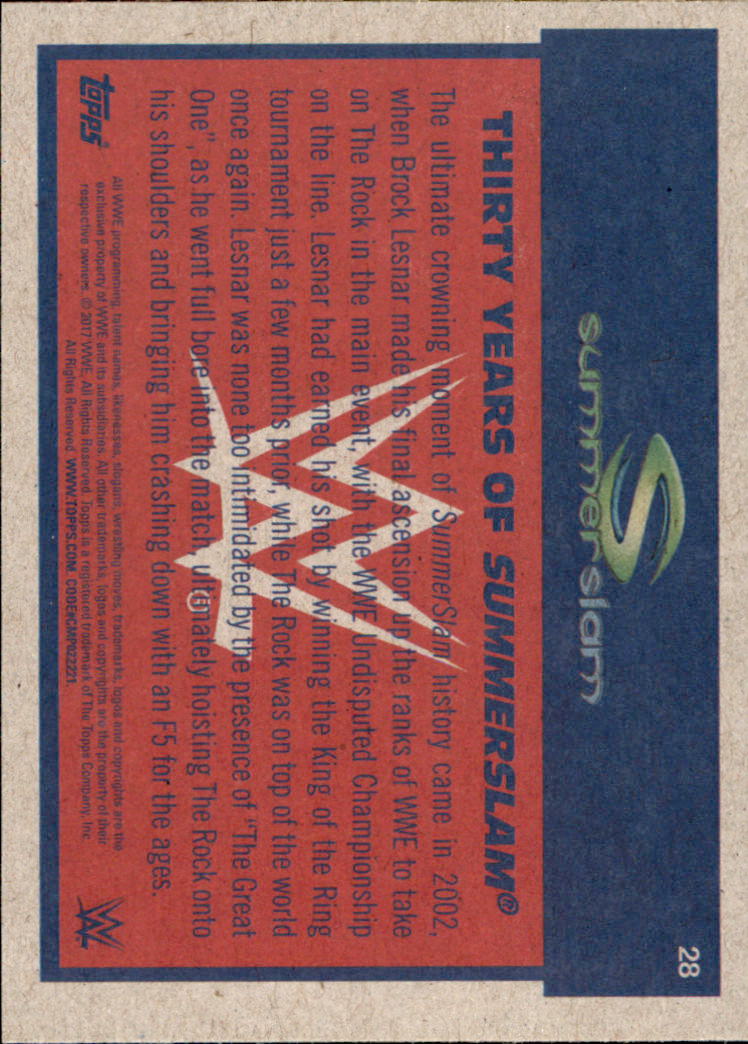 B0202- 2017 Topps Heritage WWE Wrestling Cards -You Pick- 15+ FREE US SHIP - Picture 241 of 281