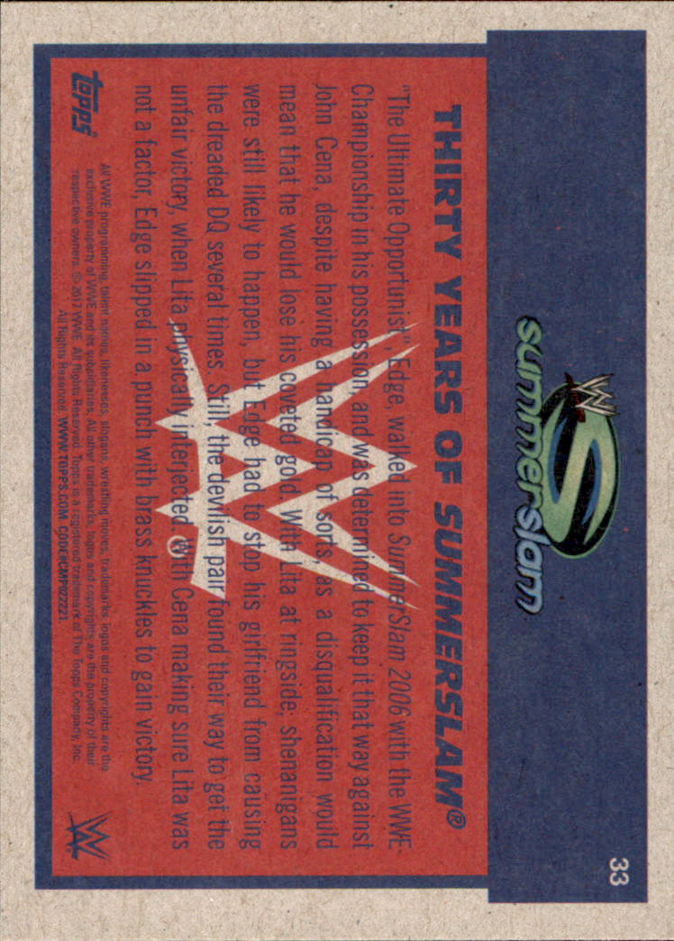 B0202- 2017 Topps Heritage WWE Wrestling Cards -You Pick- 15+ FREE US SHIP - Picture 251 of 281