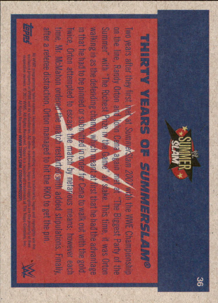 B0202- 2017 Topps Heritage WWE Wrestling Cards -You Pick- 15+ FREE US SHIP - Picture 255 of 281