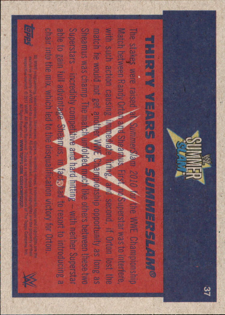 B0202- 2017 Topps Heritage WWE Wrestling Cards -You Pick- 15+ FREE US SHIP - Picture 257 of 281