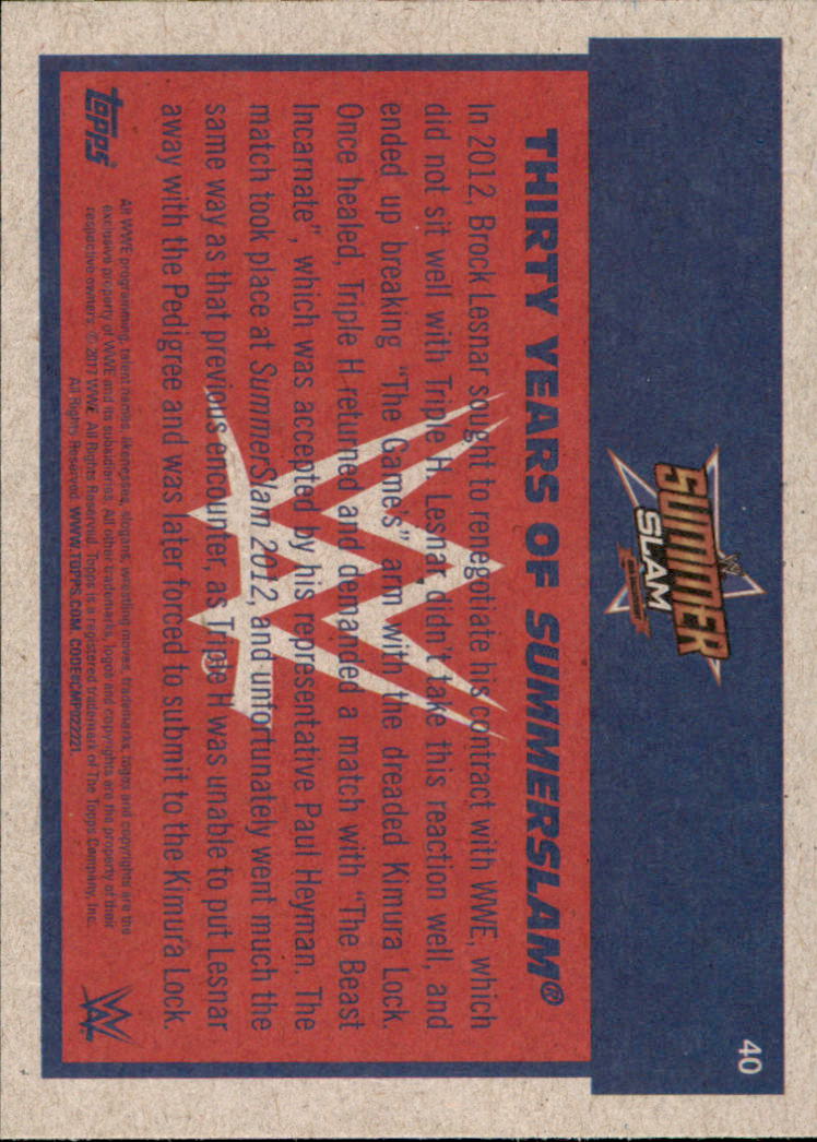 B0202- 2017 Topps Heritage WWE Wrestling Cards -You Pick- 15+ FREE US SHIP - Picture 263 of 281