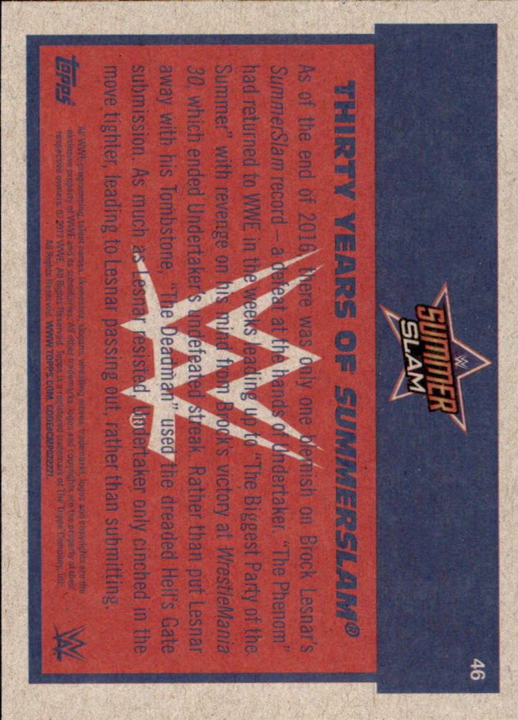 B0202- 2017 Topps Heritage WWE Wrestling Cards -You Pick- 15+ FREE US SHIP - Picture 275 of 281