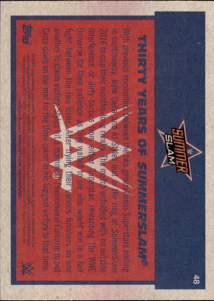 B0202- 2017 Topps Heritage WWE Wrestling Cards -You Pick- 15+ FREE US SHIP - Picture 277 of 281