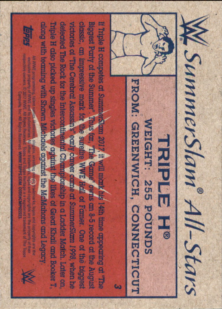 B0202- 2017 Topps Heritage WWE Wrestling Cards -You Pick- 15+ FREE US SHIP - Picture 169 of 281