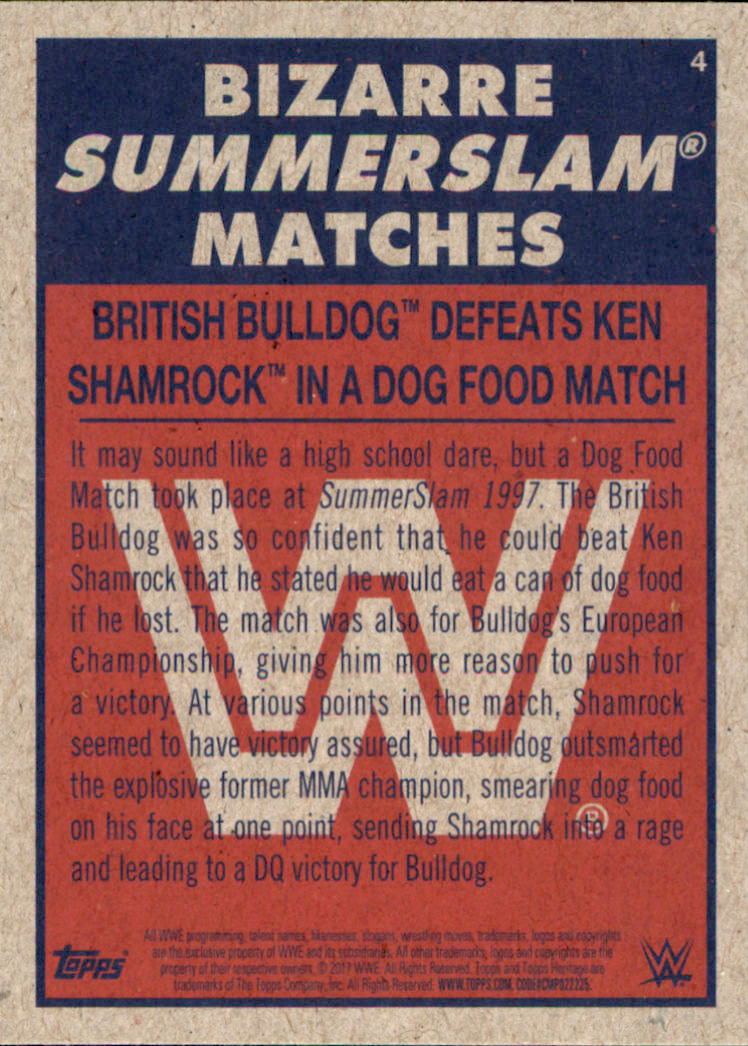 B0202- 2017 Topps Heritage WWE Wrestling Cards -You Pick- 15+ FREE US SHIP - Picture 153 of 281