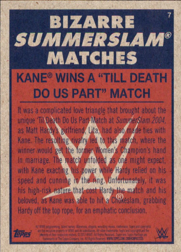 B0202- 2017 Topps Heritage WWE Wrestling Cards -You Pick- 15+ FREE US SHIP - Picture 157 of 281