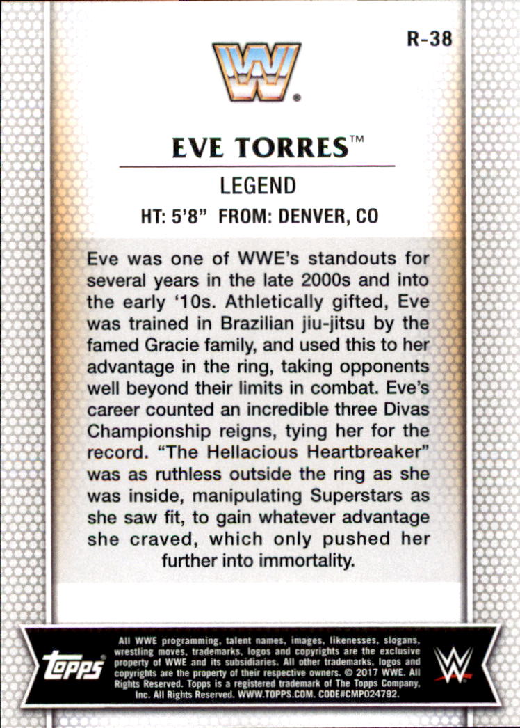 A2406- 2017 Topps WWE Women's Division 1-50 +Inserts -You Pick- 15+ FREE US SHIP - Picture 64 of 207