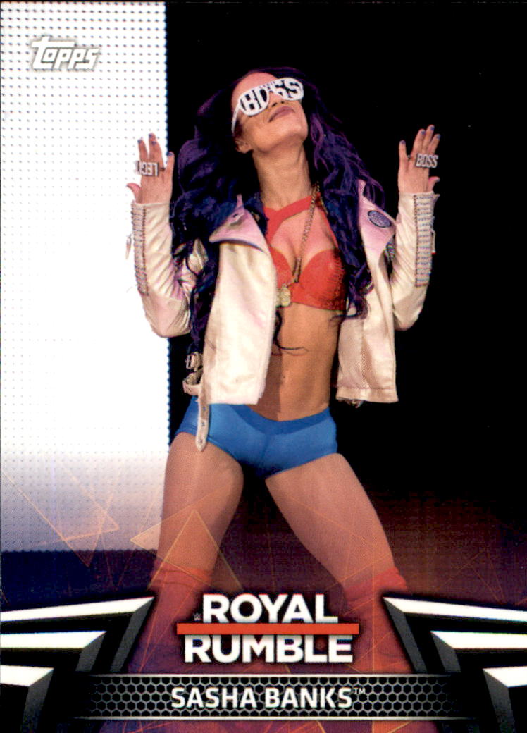 2018 Topps WWE Women's Division Women's Royal Rumble #RR1 Sasha