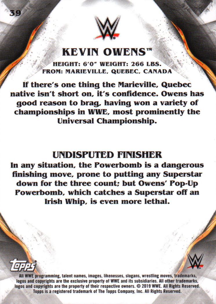 A7081- 2019 Topps WWE Undisputed #s 1-90 +Inserts -You Pick- 15+ FREE US SHIP - Picture 19 of 53