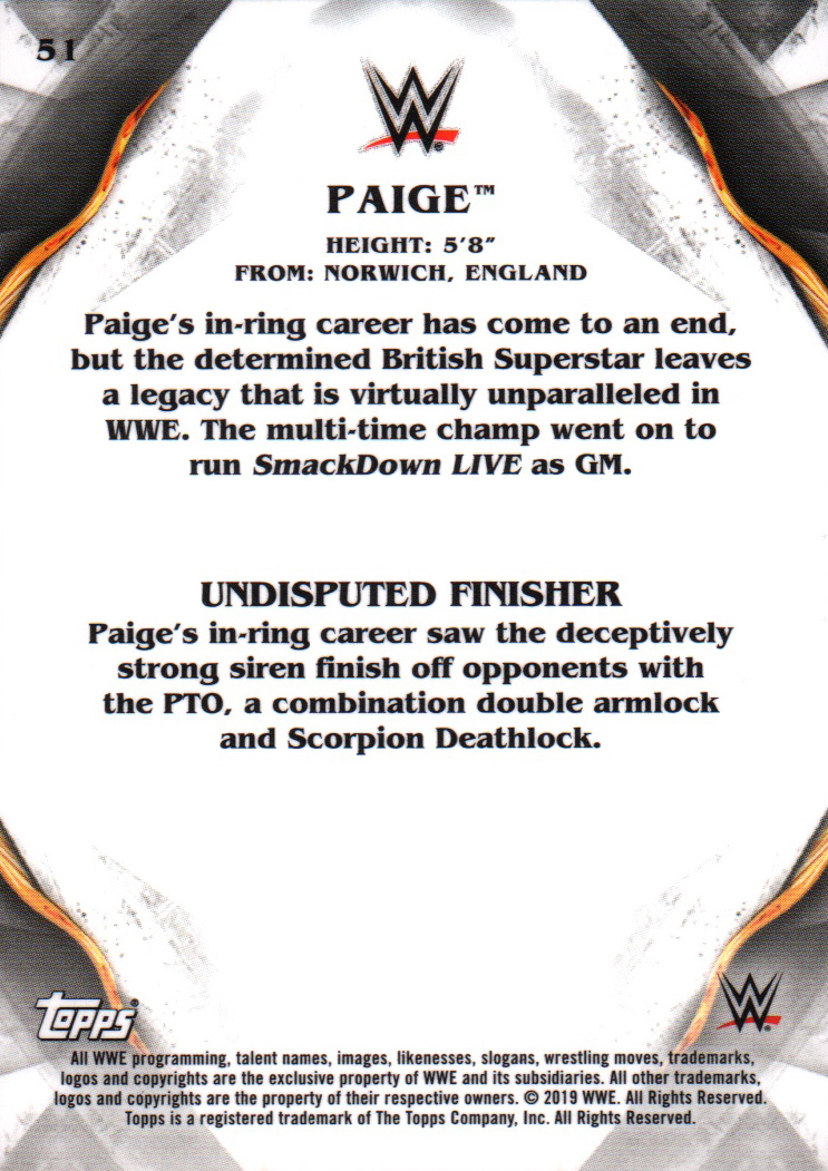 A7081- 2019 Topps WWE Undisputed #s 1-90 +Inserts -You Pick- 15+ FREE US SHIP - Picture 29 of 53