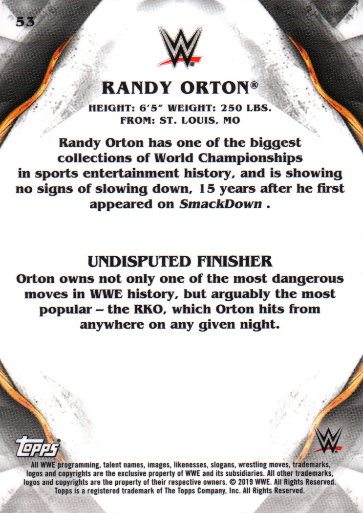 A7081- 2019 Topps WWE Undisputed #s 1-90 +Inserts -You Pick- 15+ FREE US SHIP - Picture 31 of 53
