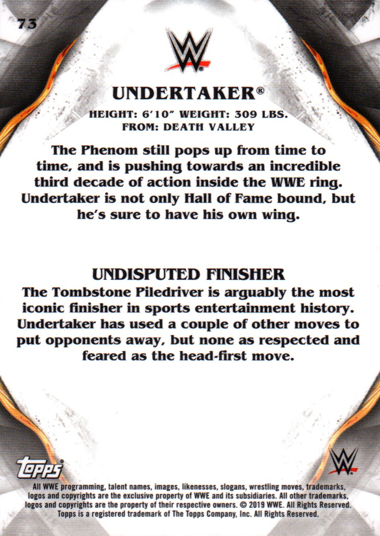 A7081- 2019 Topps WWE Undisputed #s 1-90 +Inserts -You Pick- 15+ FREE US SHIP - Picture 43 of 53