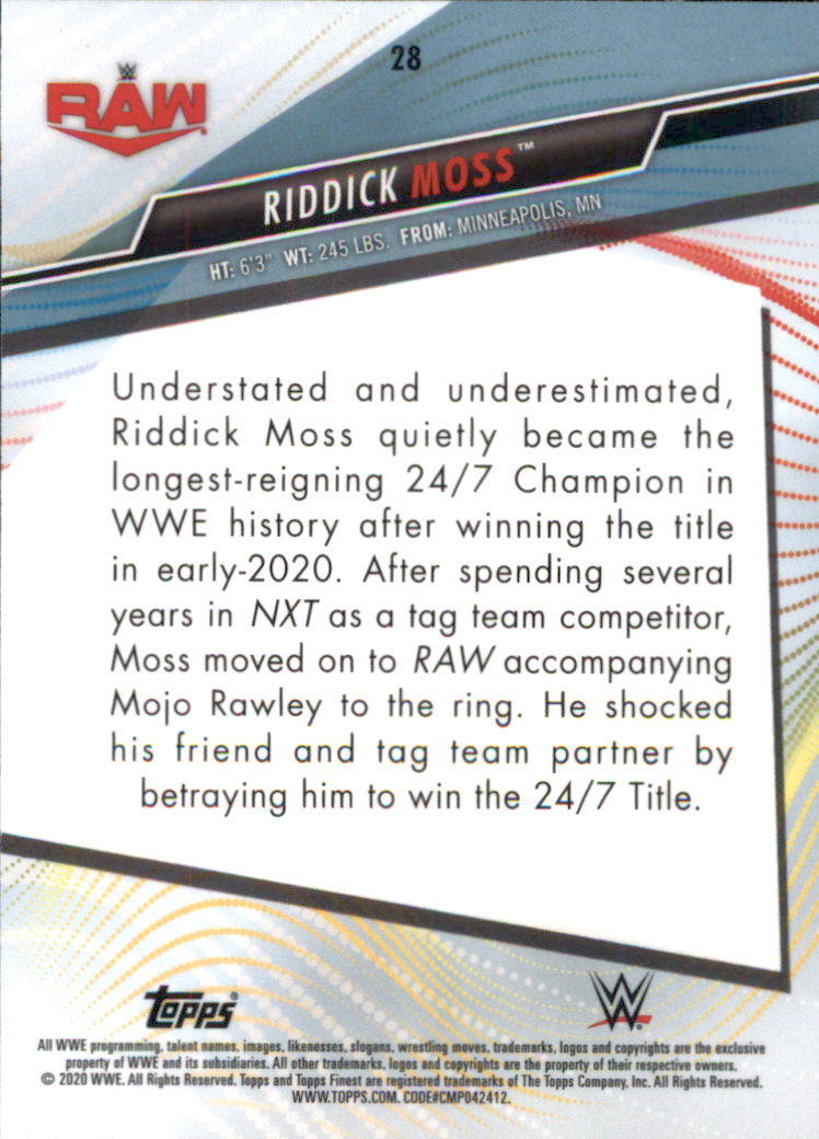 B3854- 2020 Feinstes Wwe Wrestling #S 1-100 + Einsätze -du Pick- 15 + Gratis US - Bild 27 von 100