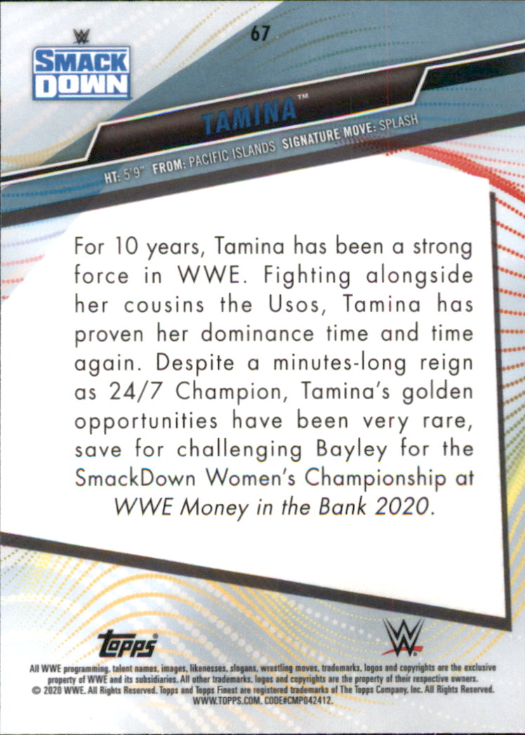B3854- 2020 Feinstes Wwe Wrestling #S 1-100 + Einsätze -du Pick- 15 + Gratis US - Bild 61 von 100