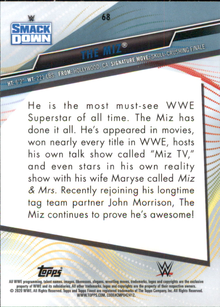B3854- 2020 Feinstes Wwe Wrestling #S 1-100 + Einsätze -du Pick- 15 + Gratis US - Bild 63 von 100