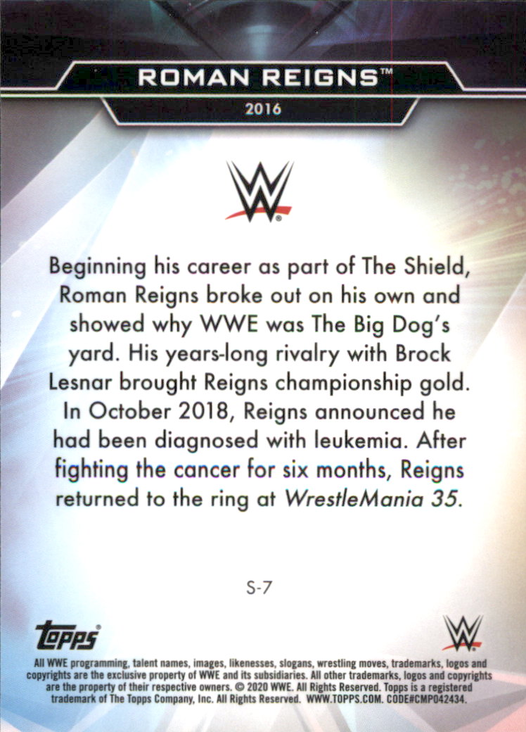 B3854- 2020 Feinstes Wwe Wrestling #S 1-100 + Einsätze -du Pick- 15 + Gratis US - Bild 93 von 100