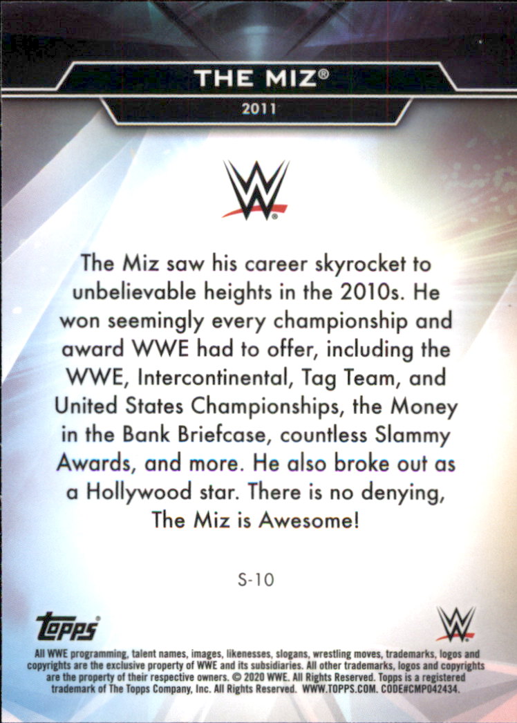B3854- 2020 Feinstes Wwe Wrestling #S 1-100 + Einsätze -du Pick- 15 + Gratis US - Bild 95 von 100