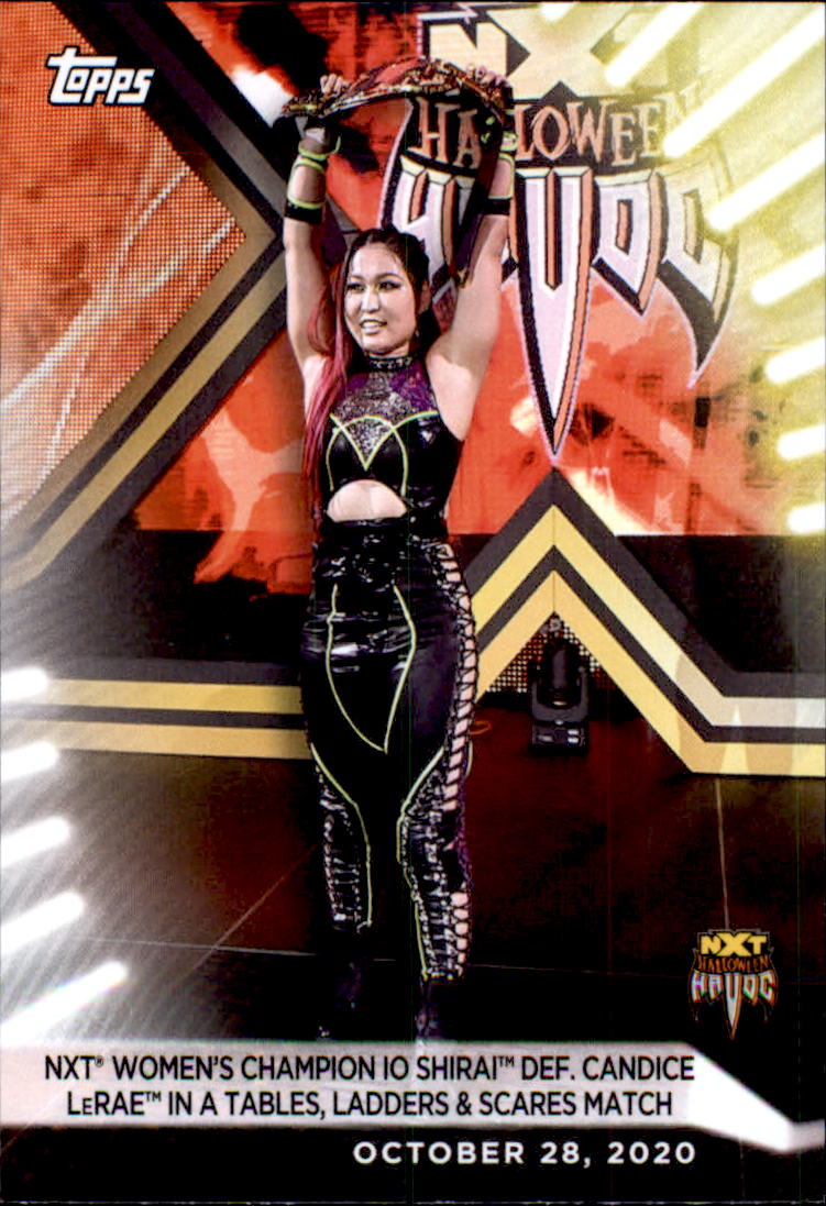 2021 Topps WWE Women's Division #88 NXT Women's Champion Io Shirai