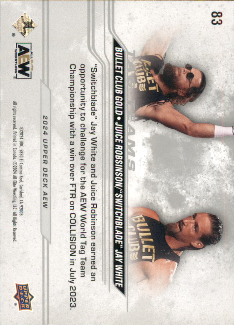 B5722- 2024 Upper Deck AEW Card #s 1-100 +Inserts -You Pick- 15+ FREE US SHIP