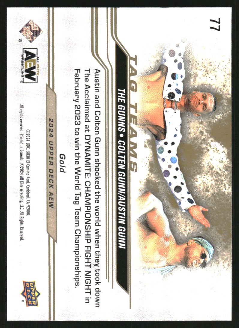 2024 Upper Deck AEW All Elite Wrestling - AEW Posters #AP-15 Chris Jericho, Will Ospreay (RC)