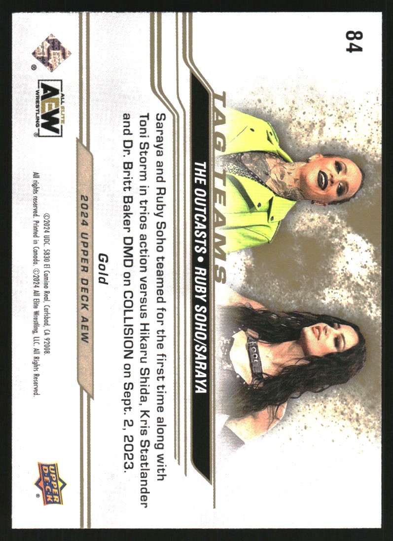 2024 Upper Deck AEW All Elite Wrestling - AEW Posters #AP-15 Chris Jericho, Will Ospreay (RC)