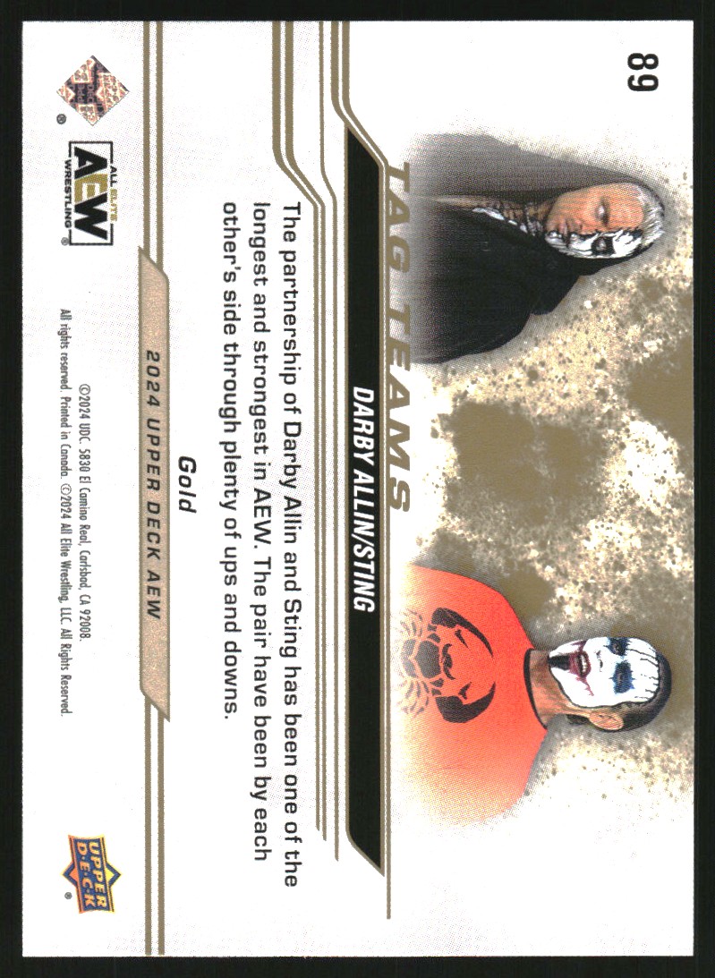 2024 Upper Deck AEW All Elite Wrestling - AEW Posters #AP-15 Chris Jericho, Will Ospreay (RC)