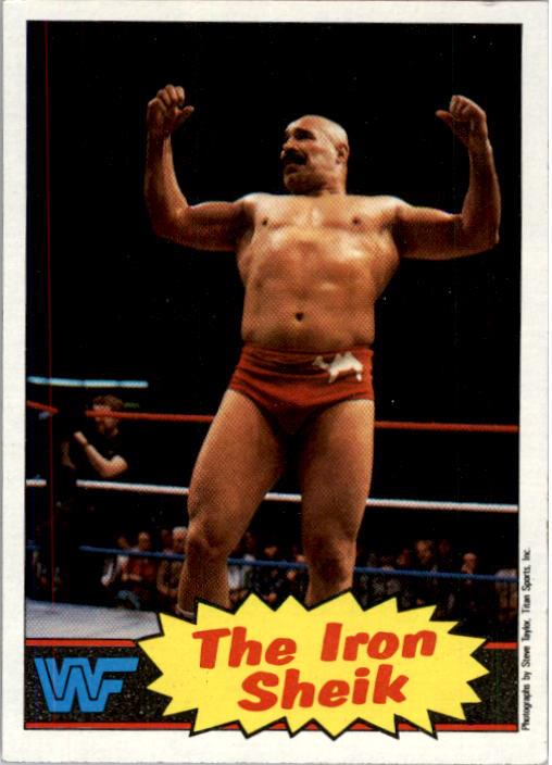1985 Topps WWF #2 The Iron Sheik RC