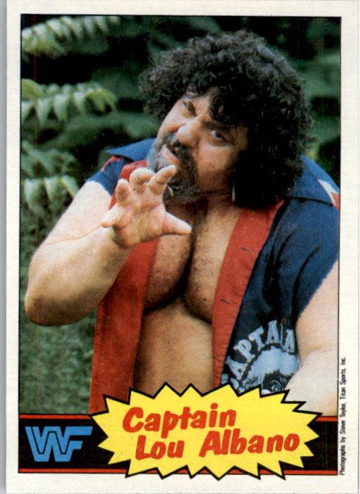 1985 Topps WWF #3 Captain Lou Albano RC