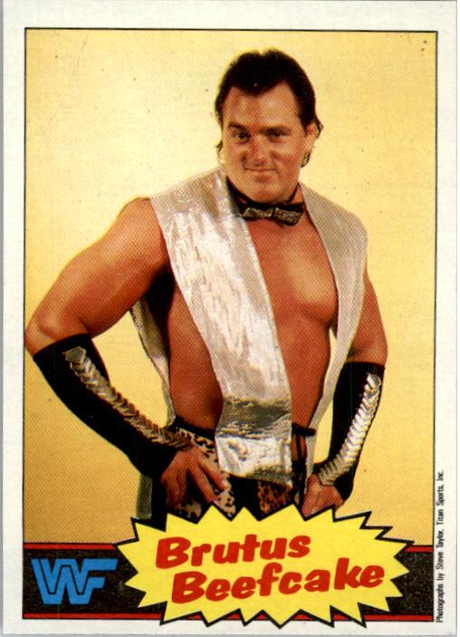 1985 Topps WWF #10 Brutus Beefcake RC