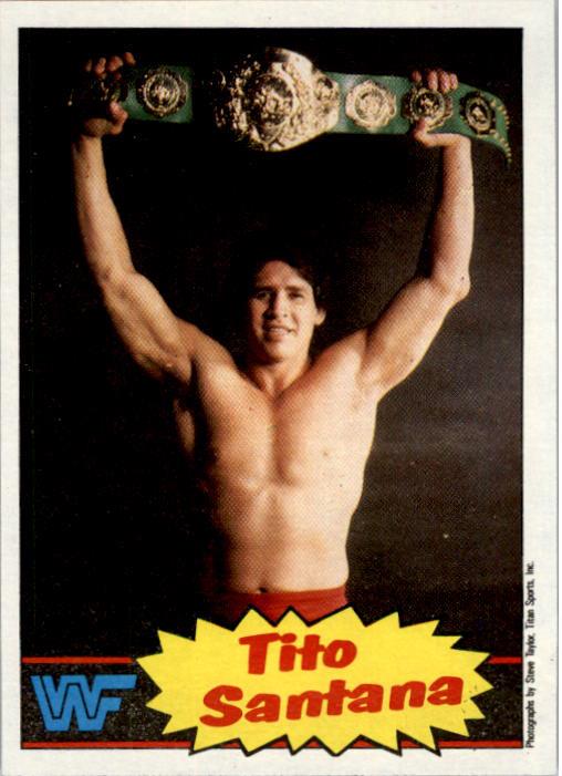 1985 Topps WWF #14 Tito Santana RC
