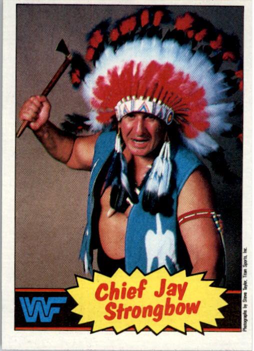 1985 Topps WWF #20 Chief Jay Strongbow RC