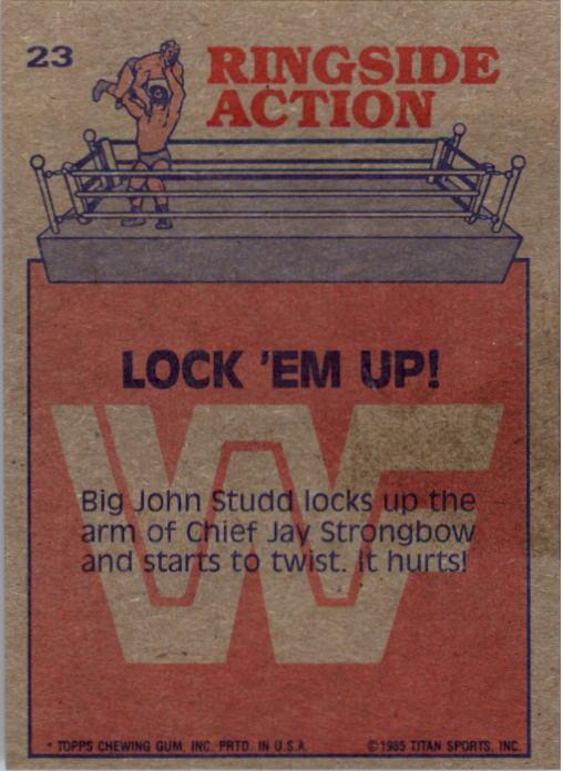 A6980- 1985 Topps Wwf Wrestling Karten #S 1-66 -du Pick- 15 + Gratis US Schiff - Bild 19 von 83