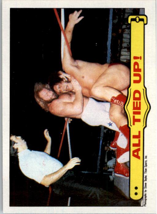 1985 Topps WWF #27 All Tied Up! RA