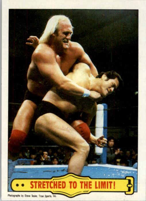 1985 Topps WWF #29 Stretched to the Limit! RA