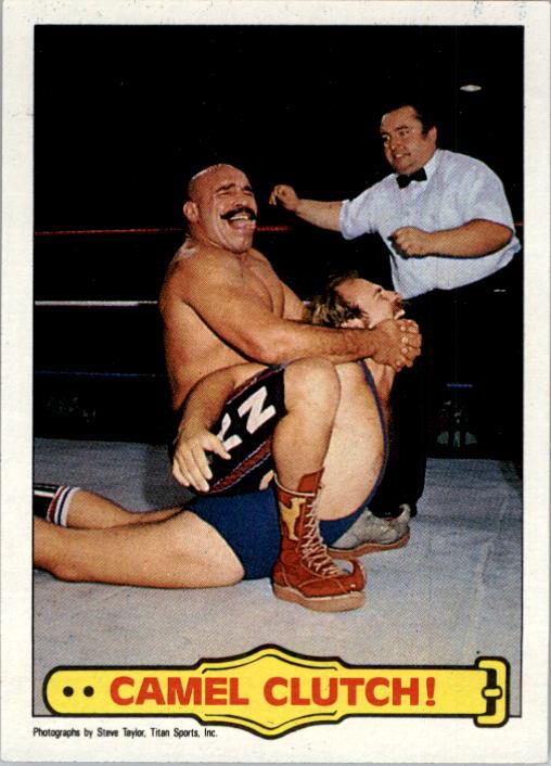 1985 Topps WWF #49 Camel Clutch! RA