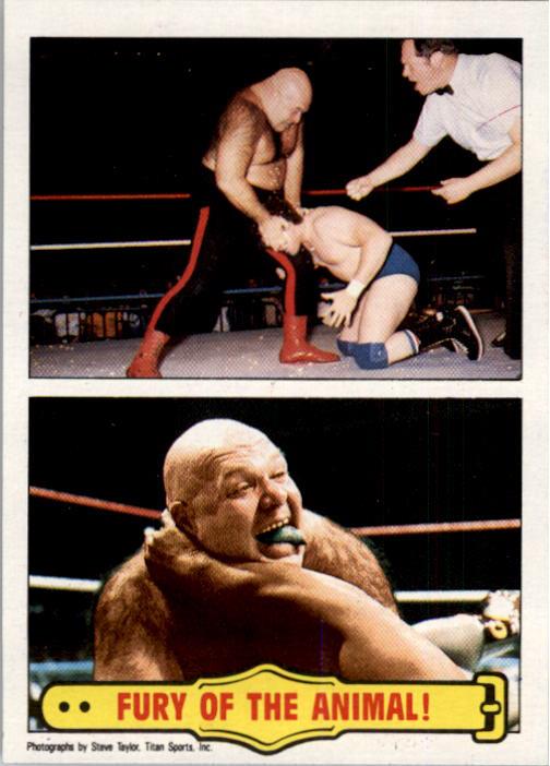 1985 Topps WWF #55 Fury of the Animal! RA