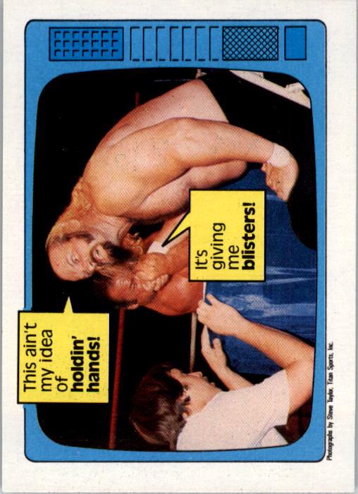 A6980- 1985 Topps Wwf Wrestling Karten #S 1-66 -du Pick- 15 + Gratis US Schiff - Bild 76 von 83