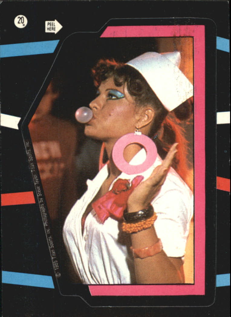 1985 Topps WWF Stickers #20 Wendi Richter back image