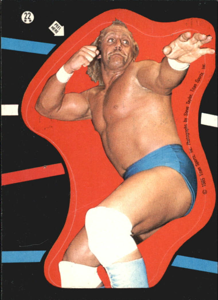 1985 Topps WWF Stickers #22 Hulk Hogan back image