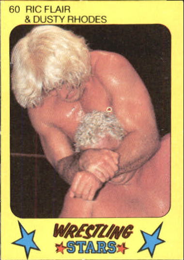 1986 Monty Gum Wrestling #60 Ric Flair & Dusty Rhodes