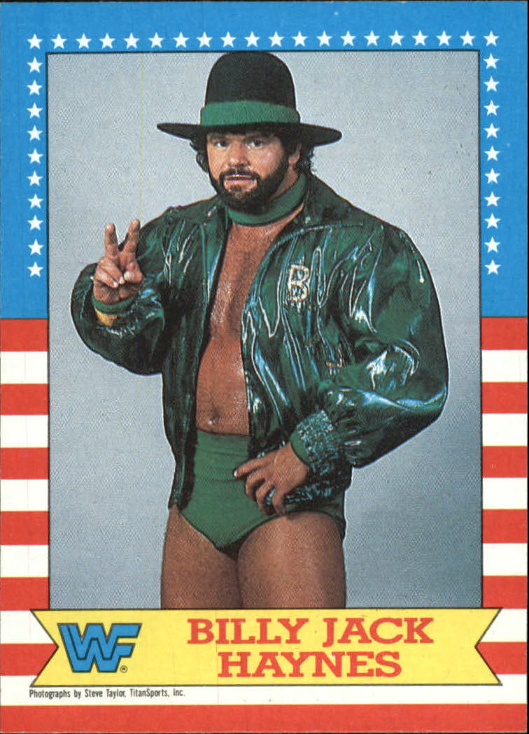 1987 Topps WWF #8 Billy Jack Haynes RC