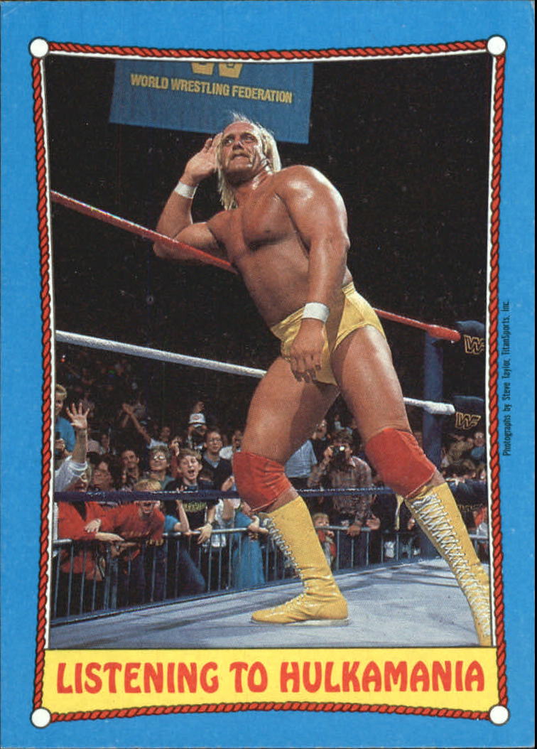 1987 Topps WWF #37 Champ in the Ring RA