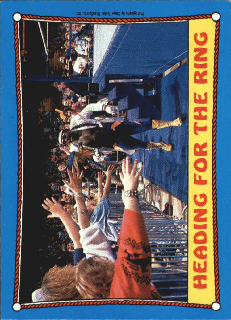 1987 Topps WWF #39 Heading for the Ring RA