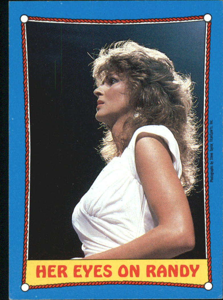 1987 Topps WWF #44 Her Eyes on Randy RA