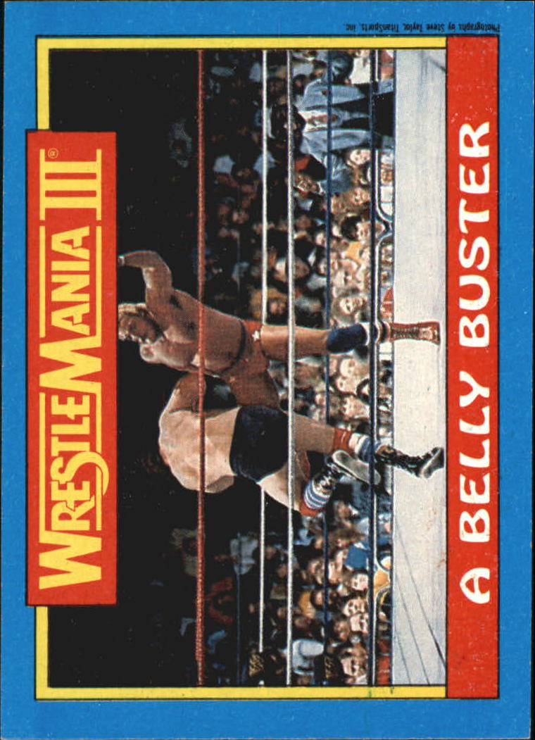1987 Topps WWF #49 A Belly Buster WMIII